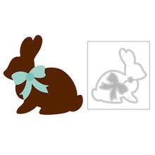 2020 Hot New DIY Easter Animal Bunny Bow Silhouette Metal Cutting Dies Foil and Scrapbooking For Card Making Crafts no stamps 2024 - buy cheap