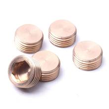 Tubo soquete sextavado interno em bronze, tamanhos 5 tamanhos 1/8 "1/4" 3/8 "npt, soquete interno em bronze 9mm 12mm 16mm 20mm 2024 - compre barato