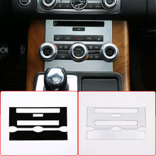 ABS Chrome Black Central Control CD Air Conditioning Panel Frame Cover For Land Rover Range Rover Sport 2012-2013 Car Accessorie 2024 - buy cheap