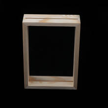 Прозрачная рамка для картин, деревянная рамка, декор со стеклянной крышкой, Настенная антикварная стеклянная Современная фоторамка 2024 - купить недорого