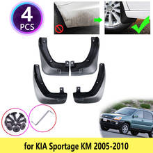 4PCS for KIA Sportage KM 2005 2006 2007 2008 2009 2010 New Mudguards Mudflaps Fender Mud Flap Splash Guards Car Rear Accessories 2024 - buy cheap