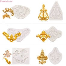 European-style Relief Liquid Fondant Cake Silicone Mold DIY Chocolate Mold Cake Decoration Baking Mold Pastry Tools Flower Mold 2024 - buy cheap