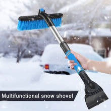 NEW Extendable Snow Shovel Car Window Ice Scraper Snow Brush Water Remover for Car Auto SUV Frost Windshield Cleaner Winter Tool 2024 - buy cheap