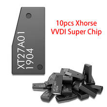 Transpondedor Xhorse VVDI Super Chip XT27A01 XT27A66 para miniherramienta de llave, para ID46/40/43/4D/8C/8A/T3/47, para VVDI2 VVDI, 10 unids/lote 2024 - compra barato