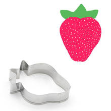 3d Sweet Strawberry Stainless Steel Cookie Cutter Candy Cut Biscuit Mold Metal Biscuit Maker Kitchen Baking Pastry Tool 2024 - buy cheap