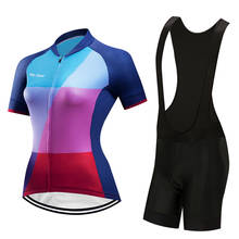 Women Fashion Cycling Jersey Bib Set 2022 Mountain Road Bike Clothes Sport Bicycle Clothing Maillot Suit Mtb Uniform Dress Kit 2024 - buy cheap