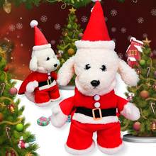 PUOUPUOU/зимняя забавная Одежда для собак, теплые куртки для собак, Рождественская одежда, толстовки для маленьких средних собак, одежда для щенков, XS-2XL 2024 - купить недорого