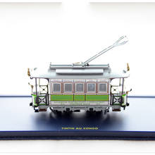 1:87 Scale Train Scene Vintage Retro Tramway Simulation Static Model Adult Collection Decoration Gifts Kids Toys Boys 2024 - buy cheap