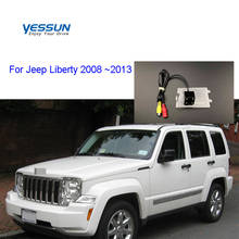 Yessun License Plate Rear View Camera For Jeep Liberty 2008 ~2013 4 LED Night Vision 170 Degree HD rear camera 2024 - buy cheap