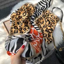 Women's winter cashmere scarf red cotton shawls 2018 warm leopard scarves luxury black cape animal print fashionable wraps 2024 - buy cheap