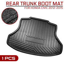 For Honda Civic 2012 2013 2014 2015 Car Floor Mat Carpet Rear Trunk Anti-mud Cover 2024 - buy cheap