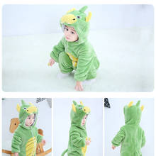 Disfraces de Halloween para bebés, pelele Kigurumi de franela, Mono para niños, ropa para bebés 2024 - compra barato