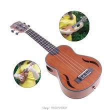 Tenor ukulele corset 21 polegada madeira com 18 trastes acústico ukelele guitarra em mogno pescoço havaí 4 cordas 2024 - compre barato