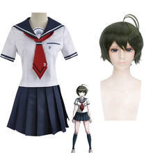 Fantasia para cosplay de danganronpa, peruca para dia das bruxas, conjunto de uniforme para mulheres 2024 - compre barato