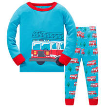 2021 Children Boys Clothes Pajamas Sets Long Sleeve Top+Pants Kids Pajamas Letter Cotton O-Neck Toddlers 2024 - buy cheap