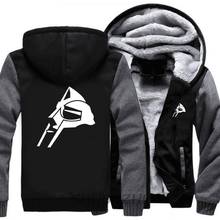 DOOM the mask warm hoody mens winter fleece coat male thicken jacket fashion hiphop style 2024 - buy cheap