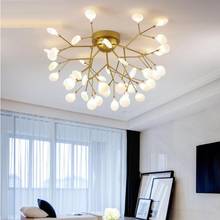 Lustre moderno de teto com luzes led, luminária de teto para sala de estar, quarto, criativa, 110v/220v 2024 - compre barato