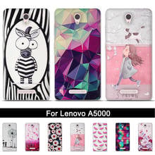 For Lenovo A5000 Case Printing Silicone 3D Relife Soft TPU Cover Case For Lenovo A5000 A 5000 Cell Phone Coque for lenovo a5000 2024 - buy cheap