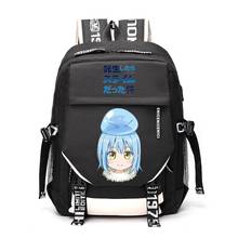 Unisex Anime That Time I Got Reincarnated as a Slime Rimuru Tempest Outdoor Travel Rucksack Casual Schoolbag Student Backpacks 2024 - buy cheap