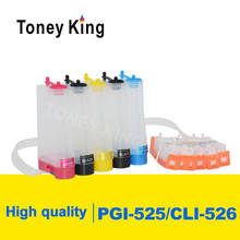Toney King PGI-525 CLI-526 СНПЧ система подачи чернил для Canon PIXMA IP4850 IP4950 IX6550 MG5150 MG5250 MG5350 MG6150 принтер 2024 - купить недорого