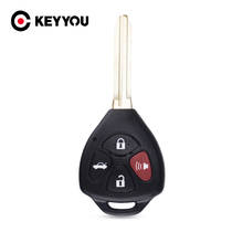 KEYYOU 10x 4 Buttons Remote Car Key Shell Case Fob Replacement For Toyota Camry Avalon Corolla Matrix RAV4 Venza Yaris 2024 - buy cheap