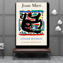 Poster de joan miro, impressão de mourlot paris, poster de joan miro, cópia de joan miro, exposição de arte 2024 - compre barato