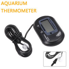 Termômetro digital lcd para aquário, monitor de temperatura e água para tanque de peixes 2024 - compre barato