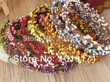 100pcs Decorative Garland Artificial Bead Pip Berry Christmas Flower Garland Bracelet Hair Wreath Wedding beach Decor Multi 2024 - buy cheap