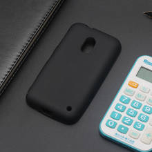 Capa de silicone ammyki para telefone celular, textura fina, sensação fosca, proteção abrangente, capa de telefone móvel 3.8 'para nokia lumia 620 n620 2024 - compre barato