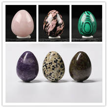 Natural Crystal Egg Quartz Reiki Healing Crystal Massage Accessories Energy Stone Mineral Gem Reiki Home Decoration Gift 2024 - buy cheap