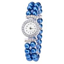 Стразы женские часы Роскошные брендовые кварцевые наручные часы женские винтажные часы с бисером женские наручные часы аксессуары для женщин 2024 - купить недорого