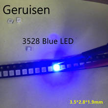 Diodo emisor de luz azul super brillante LED 3V, SMD 500, 0402, 0603, 0805, 2835, 3528, 1206, 5050, 5730, 3014, 4014 2024 - compra barato