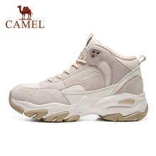 CAMEL Official Original Sports Shoes Men Women Autumn Winter Fashion Leisure Shoes Hight-tops Outdoor Casual Shoes Thick Sole 2024 - buy cheap