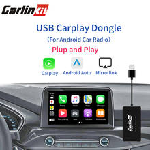 Carlinkit USB Carplay Smart Link Apple CarPlay Dongle для Android навигационный плеер мини USB Carplay Stick с Android авто 2024 - купить недорого
