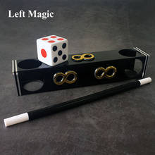 Jumbo Dice Tunnel Magic Tricks Dice Spots Change in Tunnel Magia Magician Stage Illusion Gimmick Props Funny Mentalism 2024 - buy cheap