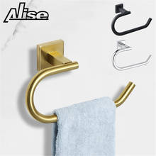 Towel Ring/Bar Wall Mounted Rack Toilet Paper Holder Bathroom Tissue Rack Stainless Steel Storage Shelf Bathroom Accessories 2024 - buy cheap