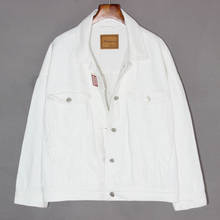 White Denim Jacket Women Korean Fashion Casual Loose Jeans Jacket Long Sleeve Short Bomber Jean Coat Jaqueta Feminina Outwear 2024 - buy cheap