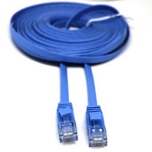 Заводская цена! 1 м/2 м/3 м/5 м/10 м/15 м/20 м RJ45 CAT6 Ethernet сетевой LAN-кабель Плоский UTP патч-роутер интересный Лот Высокое качество 2024 - купить недорого
