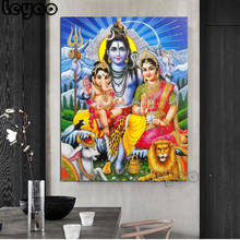 Hindu God Shiva Parvati Ganesha 5d DIY,Diamond Painting Cross-Stitch Kits Decor Full Square/Round Diamond Mosaic Embroidery, 2024 - buy cheap