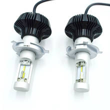 2 Pcs 12V 24V Car Headlight H4 LED H7 H1 H3 H11 HB3 HB4 9004 9005 9006 HB3 HB4 72W 8000LM Auto Headlamp 6000K Light Bulb 2024 - buy cheap