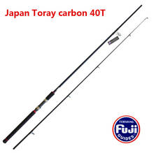 Varilla de señuelo de carbono MH, fuji TORAY40T pieza completa, DURAFLOT, peso del señuelo 20-50g, EE. UU., 3M 2024 - compra barato