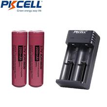 NEW PKCELL 2/4/6PCS ICR 18650 2200mah Lithium Rechargeable Batteries And 18650 Battery Charger 3.7V li-ion battery USB 2024 - buy cheap