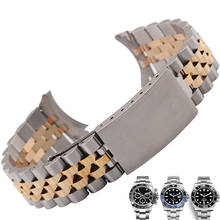 20mm Solid Curved End Screw Links Clasp Steel Watch Band Bracelet For Rolex OYSTER Style Subamriner Daytona GMT 2024 - buy cheap