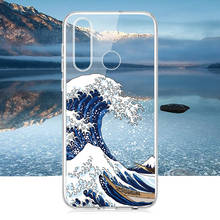 Чехол с надписью Great Wave off Kanagawa для Huawei Honor Mate 10 20 Nova P20 P30 P40 P Smart Soft Crystal Slim защитный прозрачный чехол 2024 - купить недорого