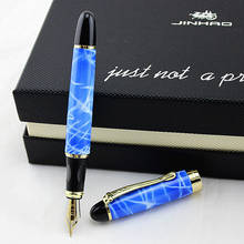 JINHAO X450-pluma estilográfica mediana de lujo, de lujo, con plumín azul, material de papelería para oficina y escuela 2024 - compra barato