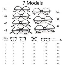 Gafas redondas transparentes TR90 para hombre y mujer, lentes Retro de gran tamaño, con montura óptica graduada, Gafas pequeñas transparentes 2024 - compra barato