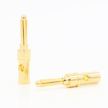 Hifi audio 24K gold plated banana plug speaker cable banana plug hi-end banana connector 2024 - buy cheap