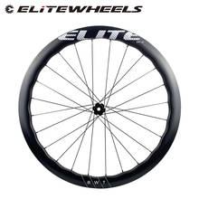 ELITEWHEELS-ruedas de carbono de carreras BWT Gravel Cyclocross, DT350, juego de ruedas de disco de carretera de bloqueo central, 45mm de profundidad, 29mm de ancho, llantas sin tubo 2024 - compra barato