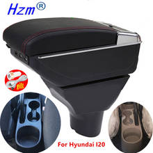 for Hyundai i20 car armrest leather arm rest usb storage box ABS center console accessories interior parts automobile 2011 2024 - buy cheap
