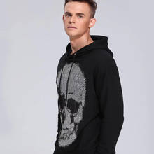 2019 New Mens Brand Designer Hoodies Men Autumn Hoodie Fashion Skull Casual Slim Fit High Quality Streetwear Hoodies DY8892 2024 - buy cheap